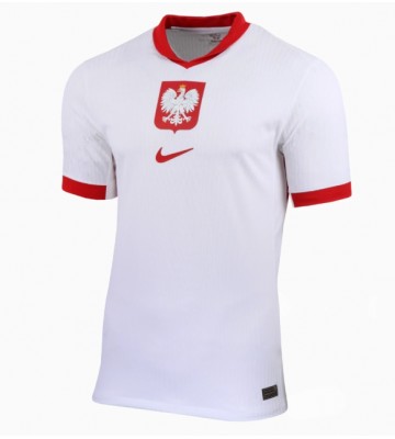 Poland Replica Home Stadium Shirt Euro 2024 Short Sleeve